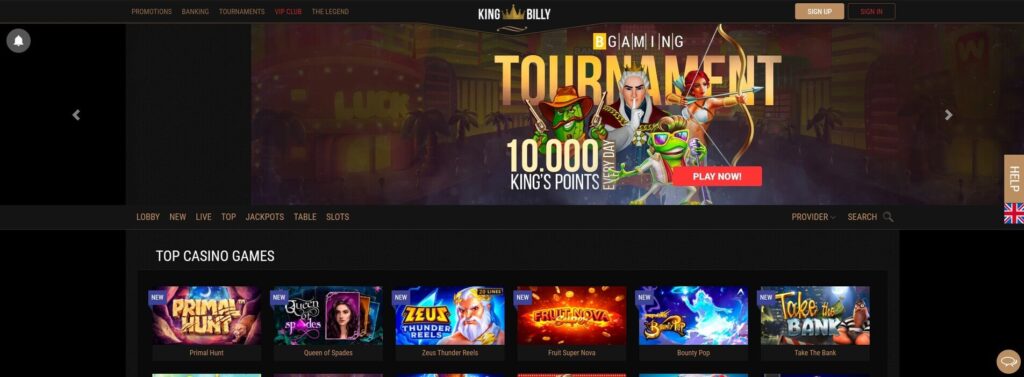 kingbillycasinocom-Website-Review