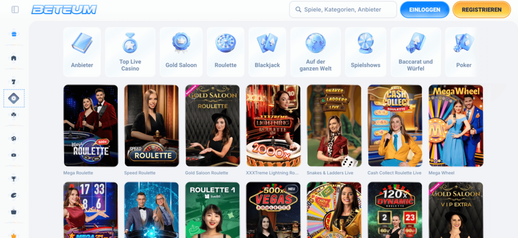 Beteum Casino Live