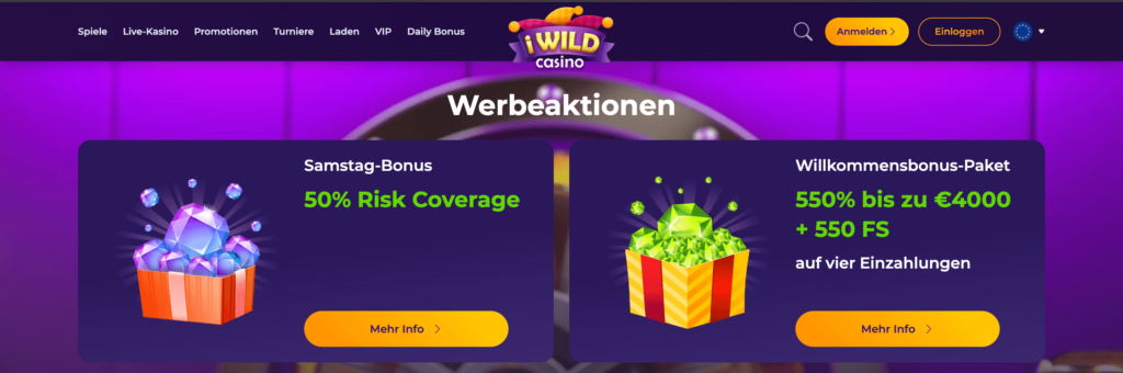 IWILD Casino Promotion